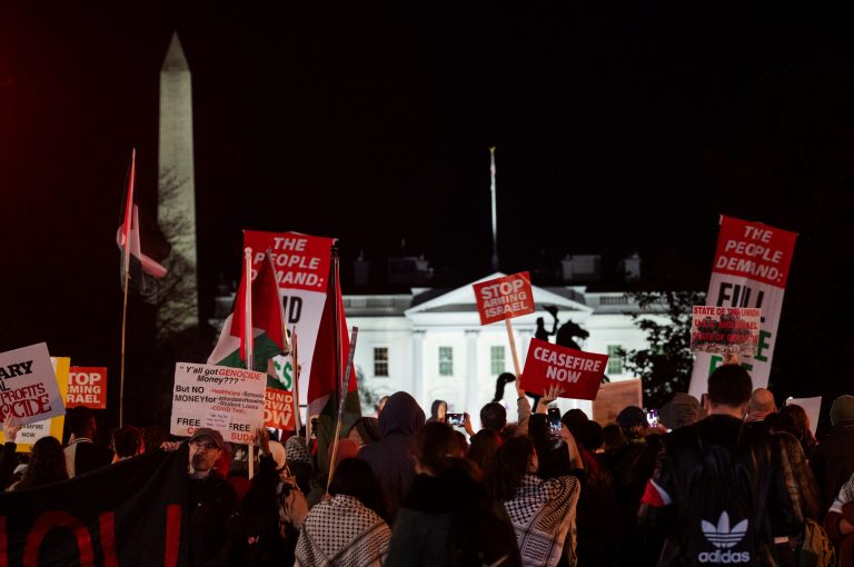 State of the Union 2024: Protesters block Biden’s path from White House to Capitol ahead of speech