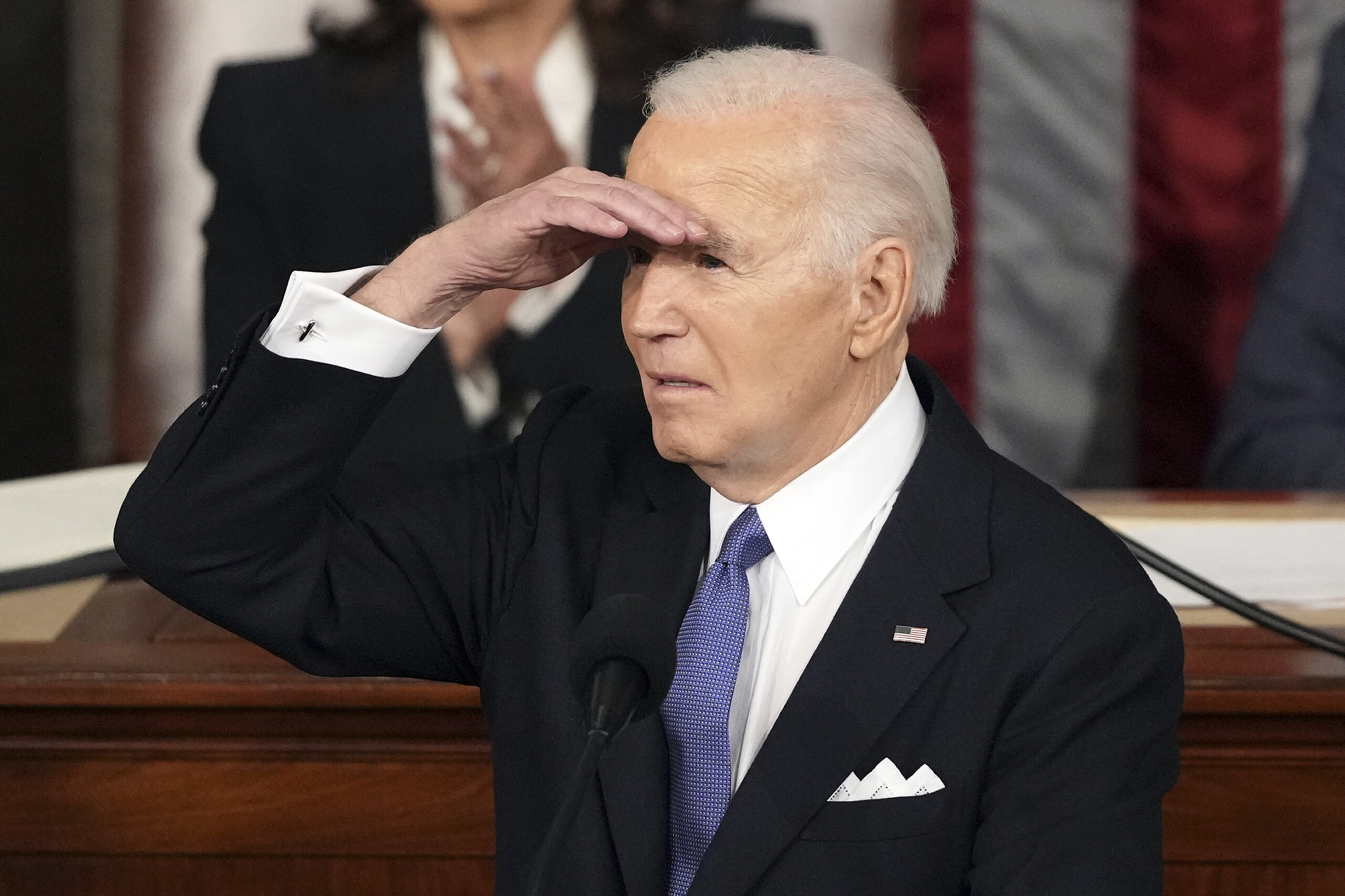 A small speech by a shrinking president