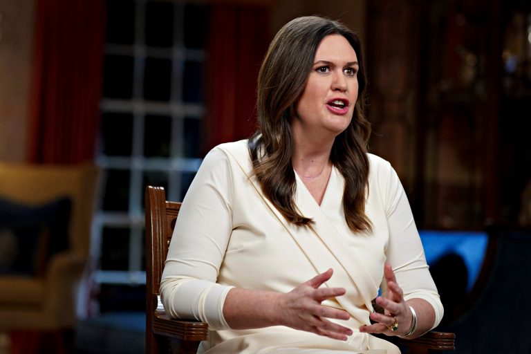 Sarah Huckabee Sanders says illegal immigrants know they can walk into the US under Biden’s leadership