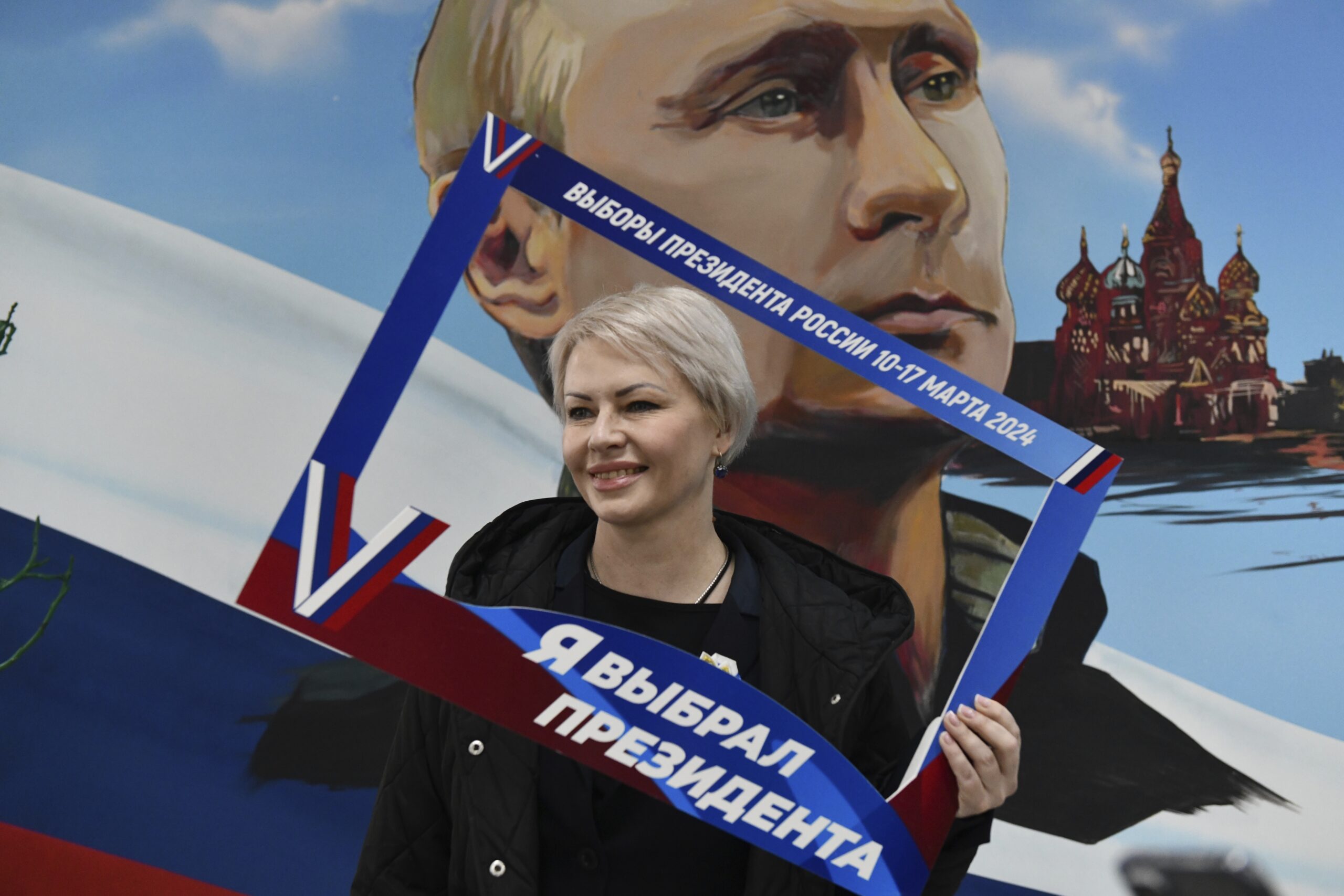 Putin wins Russian presidential election with nearly 88% of the vote, early projections show