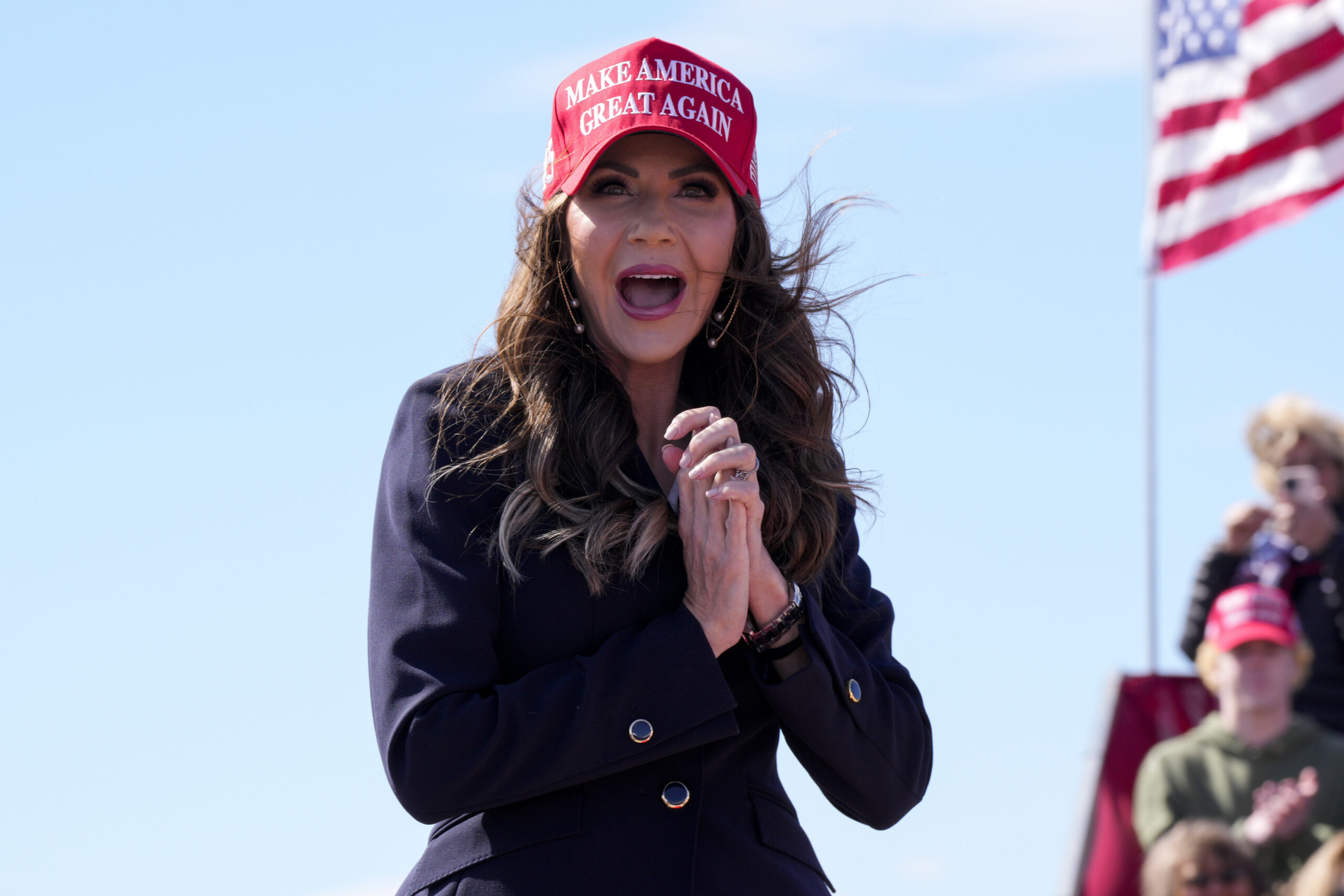 Kristi Noem warns ‘enemy among’ US landowners