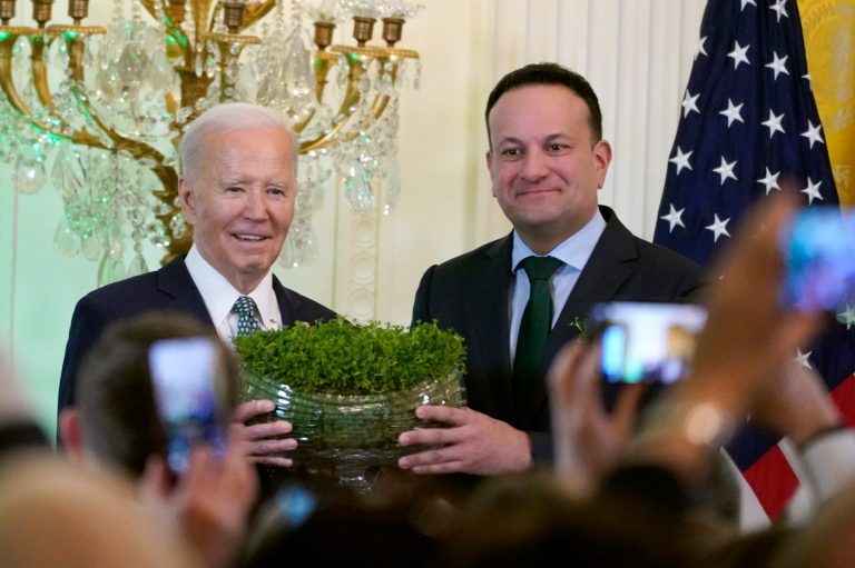 Biden and Irish leader ‘stand proudly against tyranny’ in honoring St. Patrick’s Day at White House