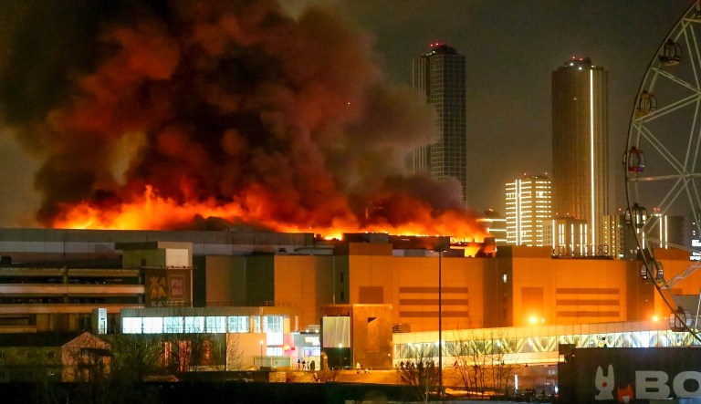 Over 100 killed after gunmen open fire at Moscow concert hall, ISIS claims responsibility