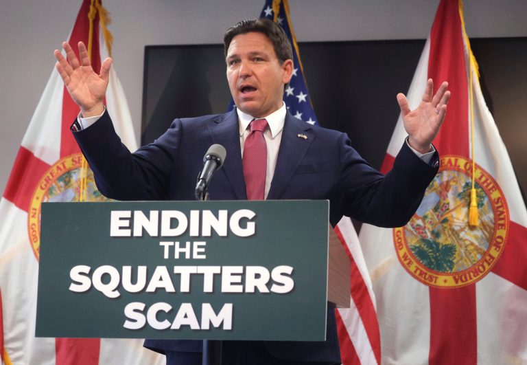 DeSantis ends ‘squatter scam’ in Florida with new law