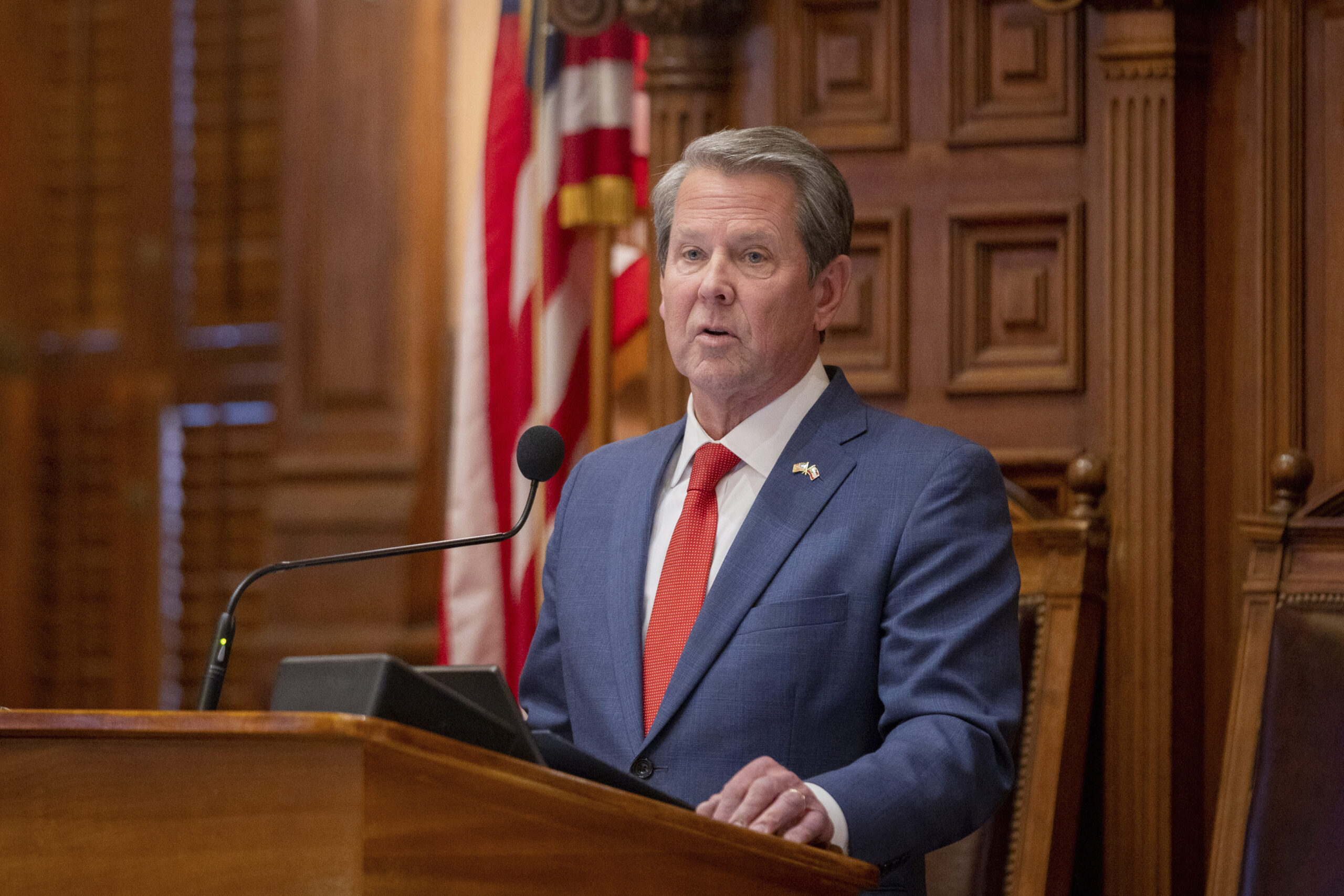 Georgia Republicans approve bill to adopt new election rules ahead of November