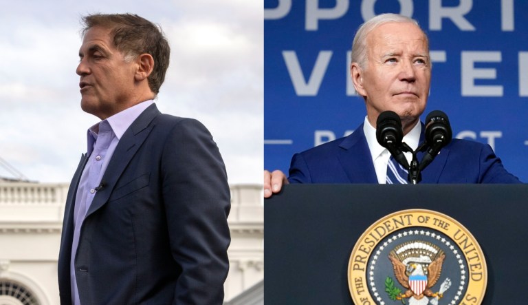 Billionaire Mark Cuban says he will vote for Biden during White House visit