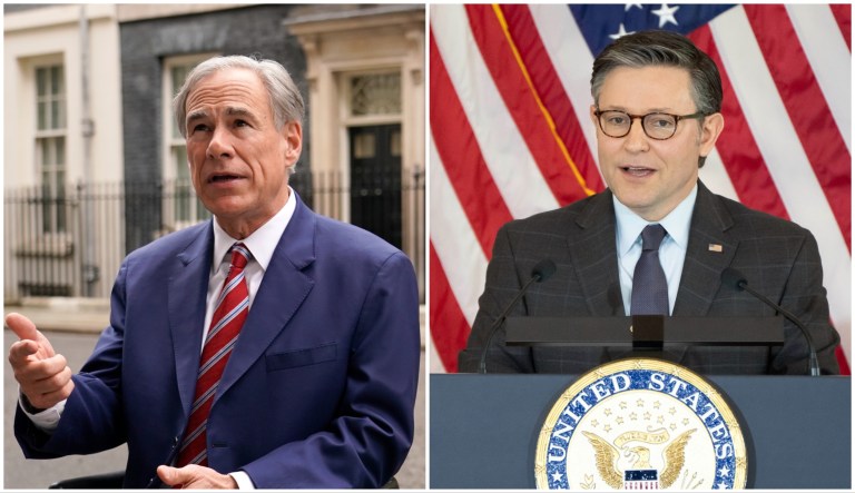 Speaker Johnson makes common cause with Texas governor on border crisis