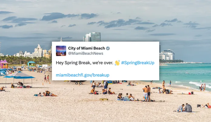 Miami breaks up with Spring Break