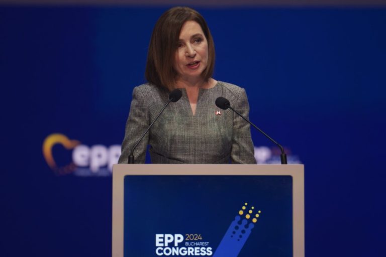 Moldova's President Maia Sandu