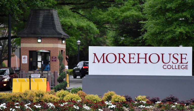 Biden shakes off protest fears at Morehouse for Georgia battleground gains