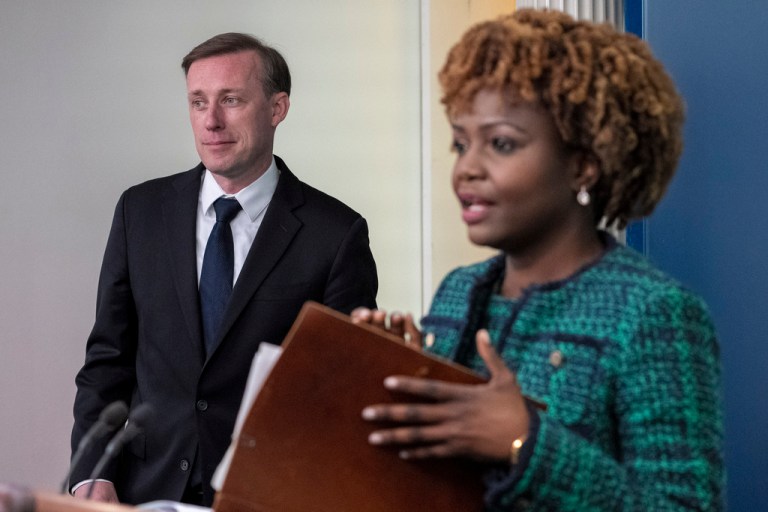 WATCH LIVE: White House press briefing with Karine Jean-Pierre and Jake Sullivan
