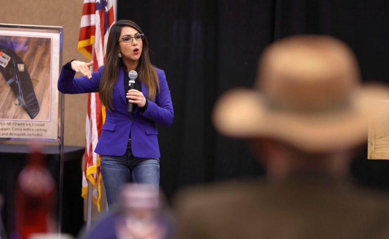 Boebert’s lagging fundraising in Colorado district gets boost from George Santos