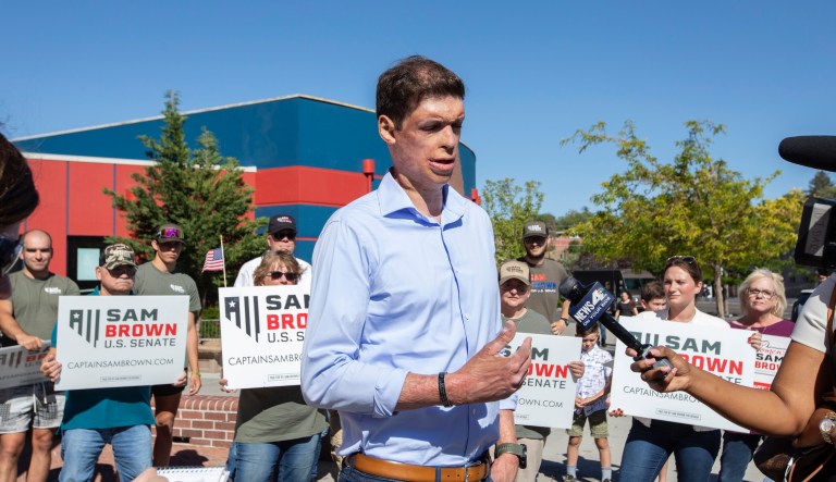 Sam Brown opponent painted as MAGA phony in high-stakes Nevada Senate race
