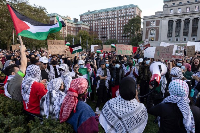 Pro-Palestinian students at Smith College near weeklong building occupation