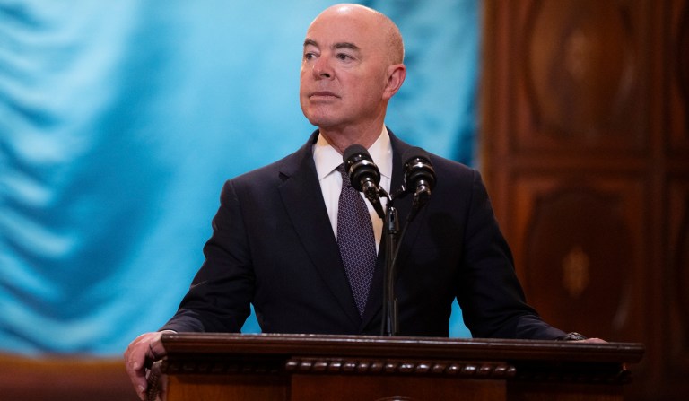 Republicans press Mayorkas in tense faceoff one day after Senate dismissed impeachment articles