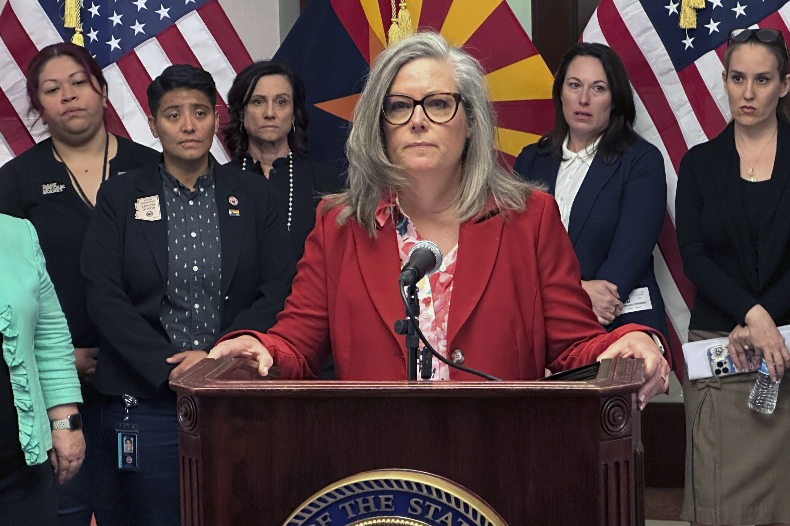 Arizona Gov. Katie Hobbs condemns Republicans by tracing state’s abortion law to Dobbs decision