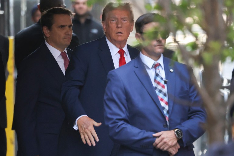 WATCH LIVE: Trump arrives in Manhattan courtroom for New York hush money case