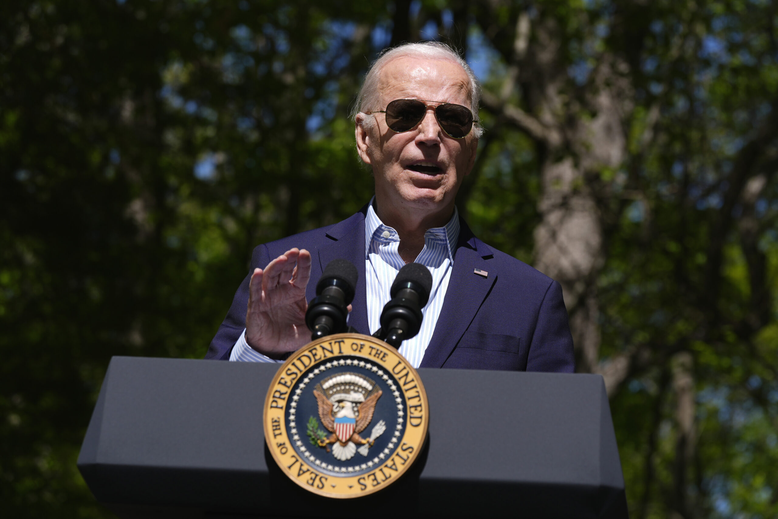 Biden offers qualified condemnation of antisemitic protests at Columbia
