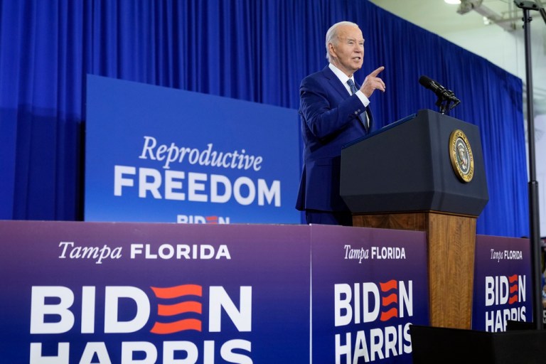 Biden in Florida: Voters will ‘hold Trump accountable’ for abortion ban