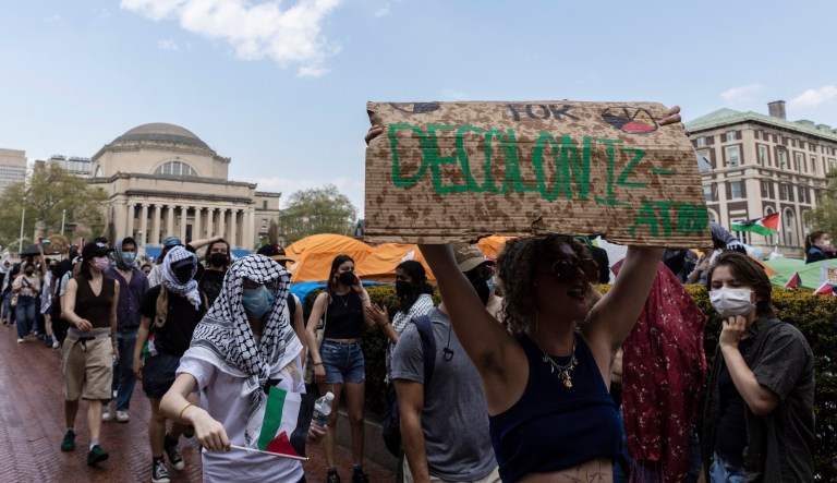 Columbia starts suspending students defying order to vacate protest encampment