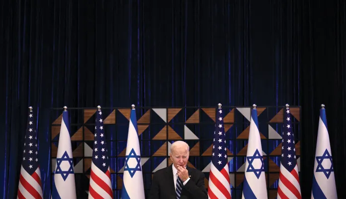 Biden bows to left-wing staff on Israel