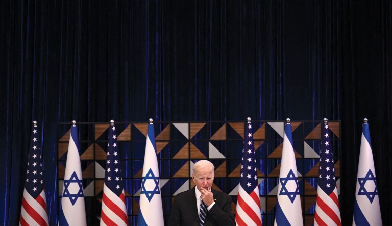 Biden bows to left-wing staff on Israel