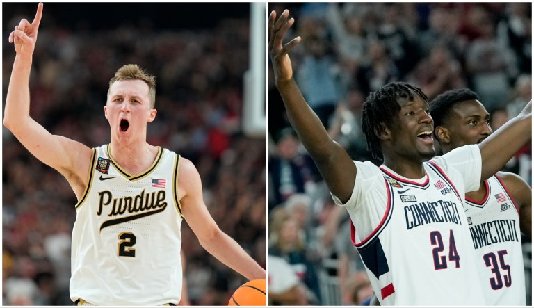 No. 1 seeds Purdue and UConn set for men’s basketball national championship game