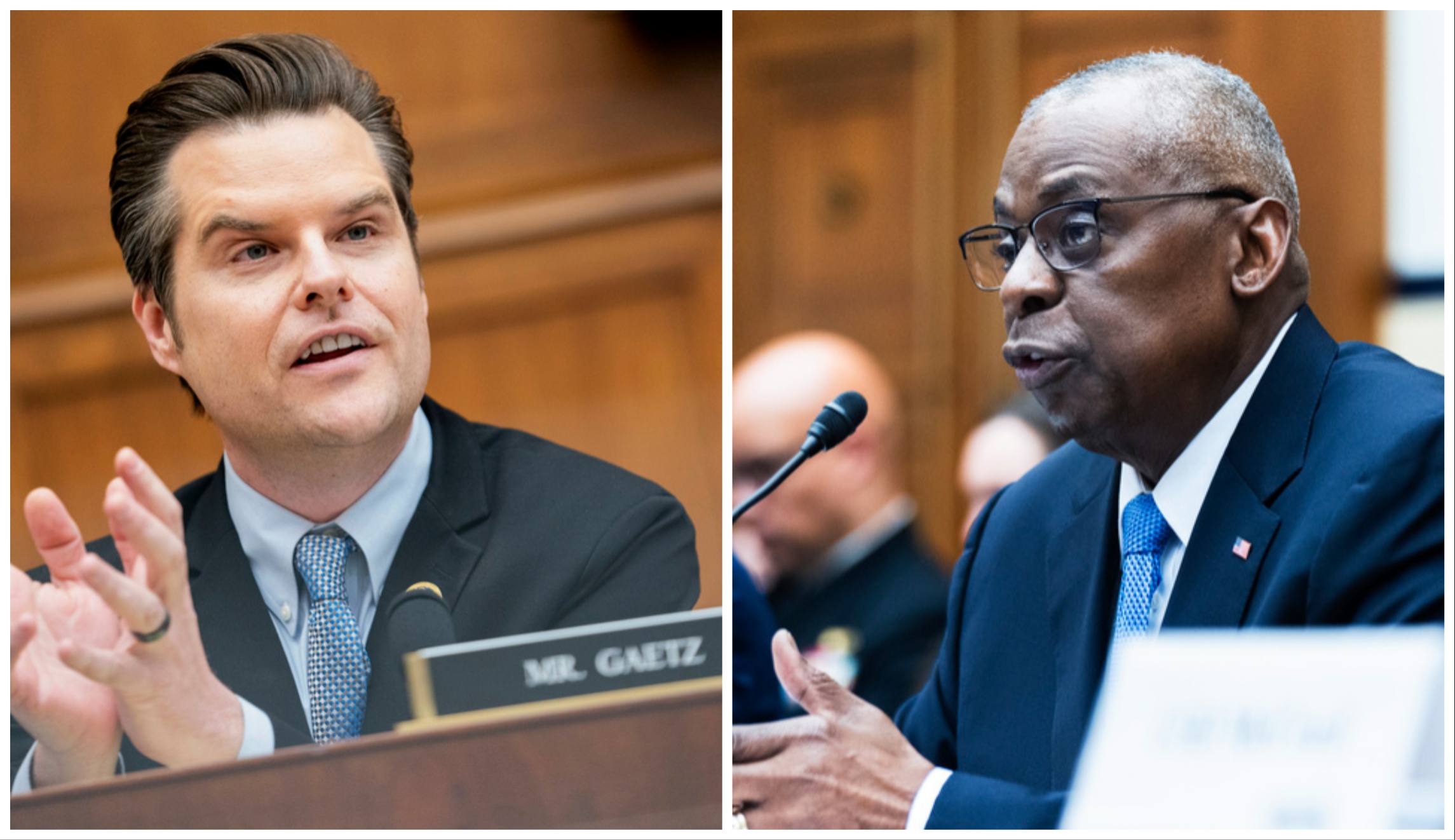 Austin and Gaetz spar over ‘boots on the ground’ regarding Gaza pier