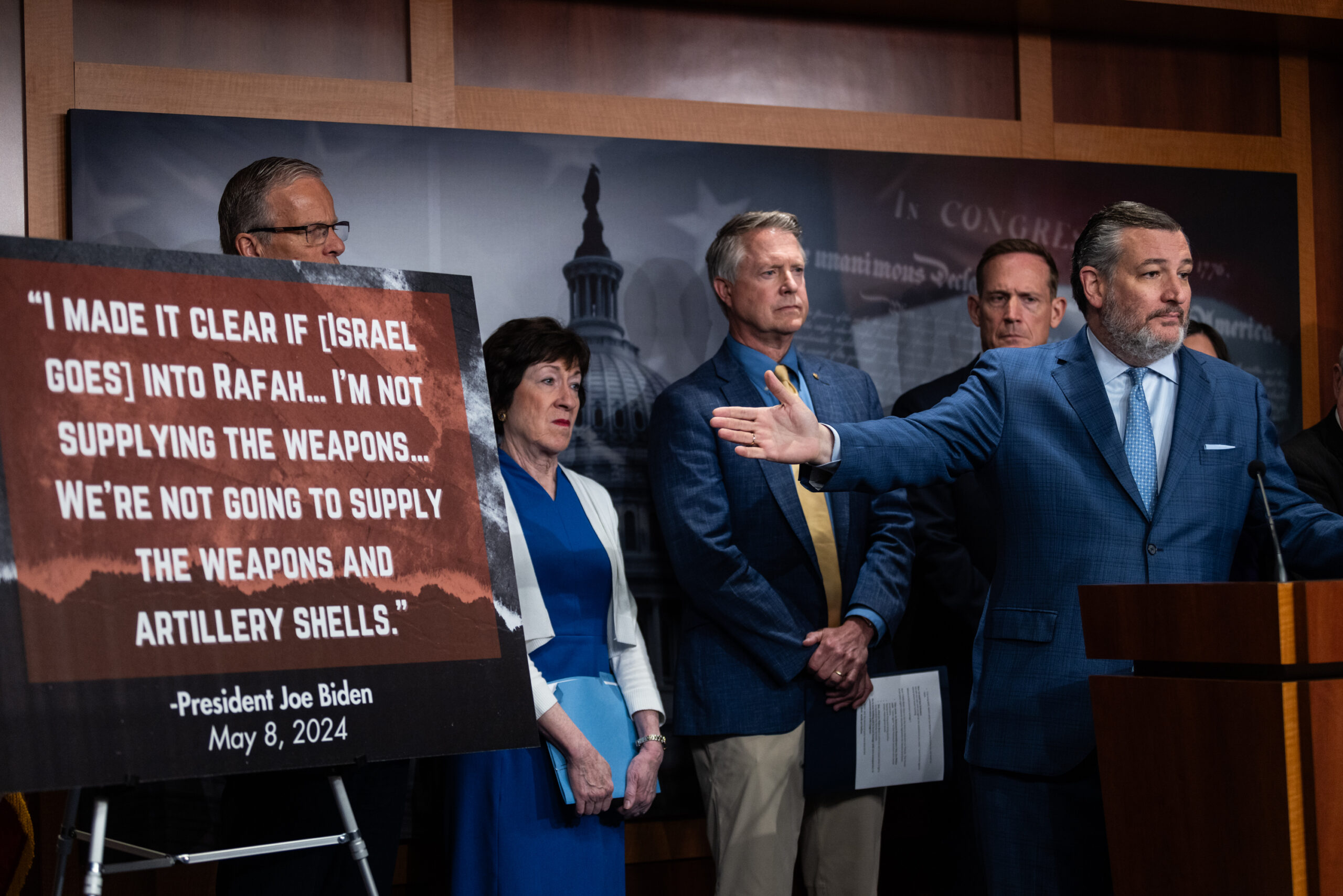 Republicans seek tools to force Biden to send weapons to Israel