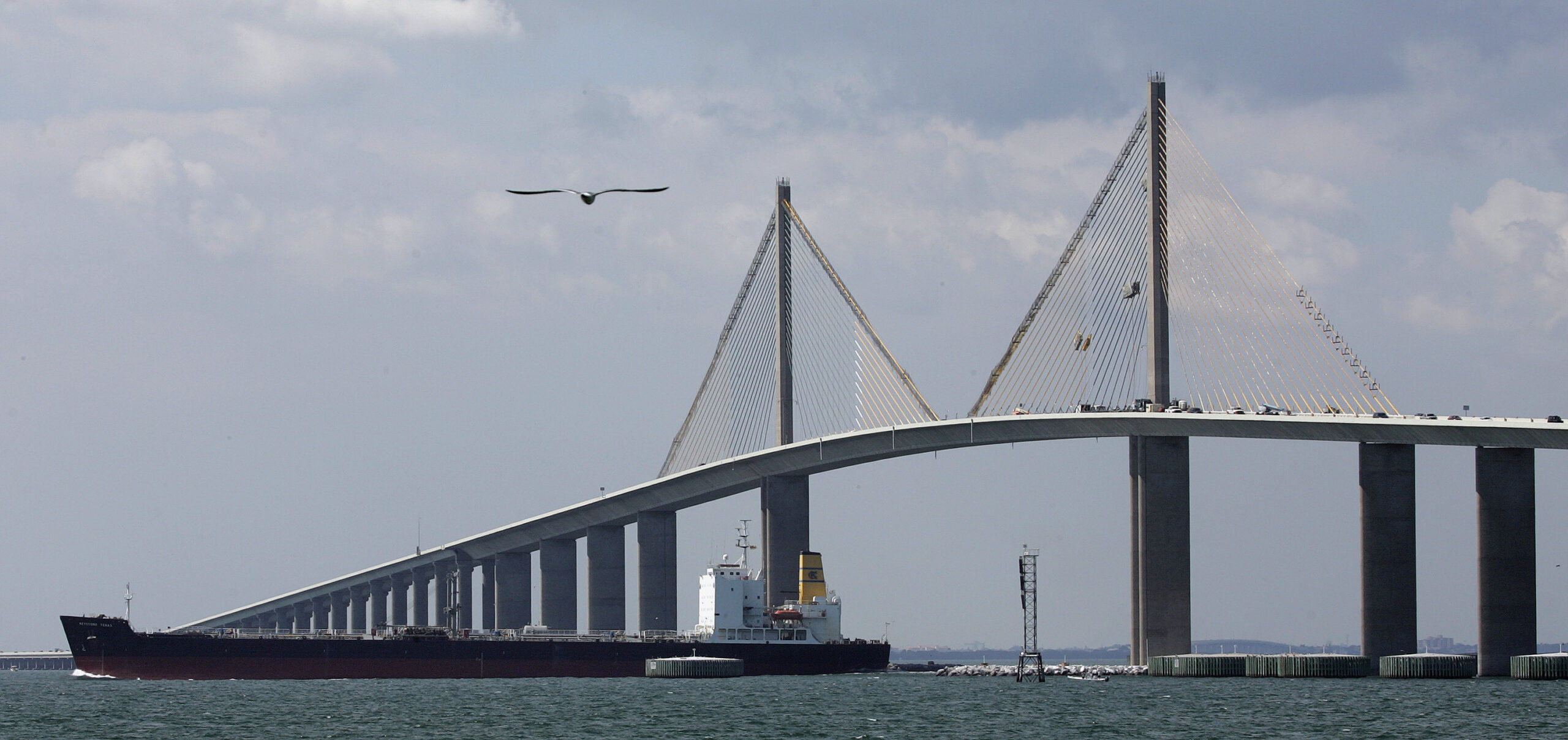 Florida’s Sunshine Skyway Bridge to ditch pride colors for red, white, and blue this summer