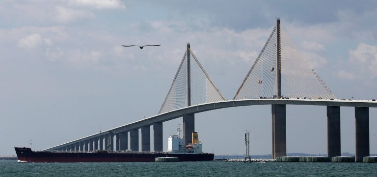 Florida’s Sunshine Skyway Bridge to ditch pride colors for red, white, and blue this summer