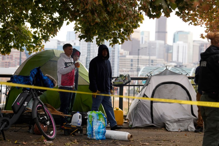 Denver mayor cuts funding for homeless