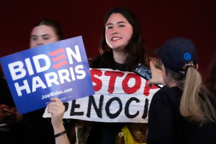 Biden faces small but growing group of uncommitted delegates at DNC convention