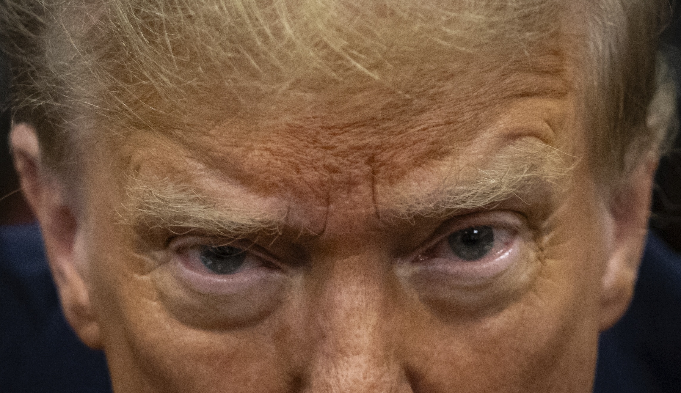 Trump denies sleeping in court and instead closes his ‘beautiful blue eyes’ and listens ‘intensely’