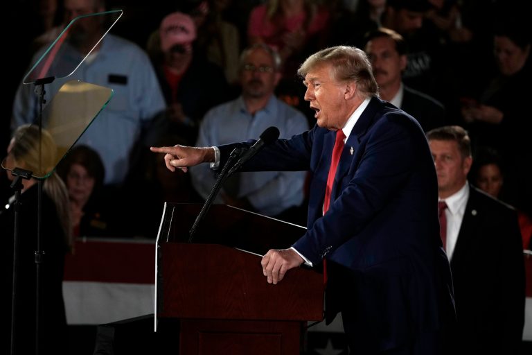 Trump mocks Biden’s ‘pause’ blunder and takes straw poll on president’s best nickname