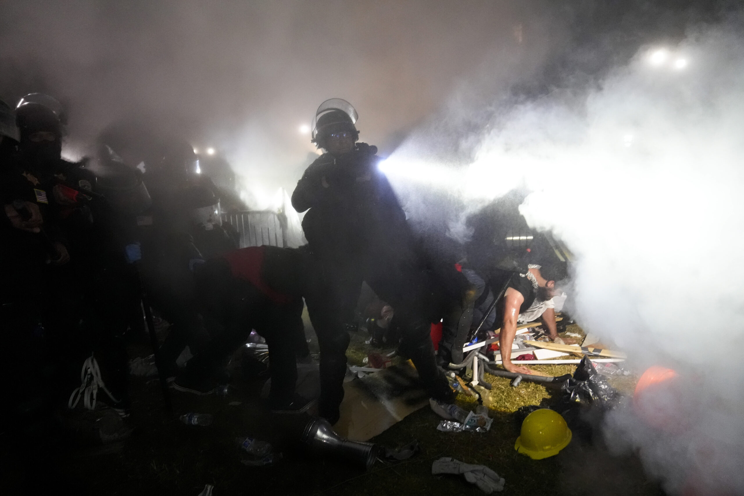 Police storm UCLA encampment after long standoff
