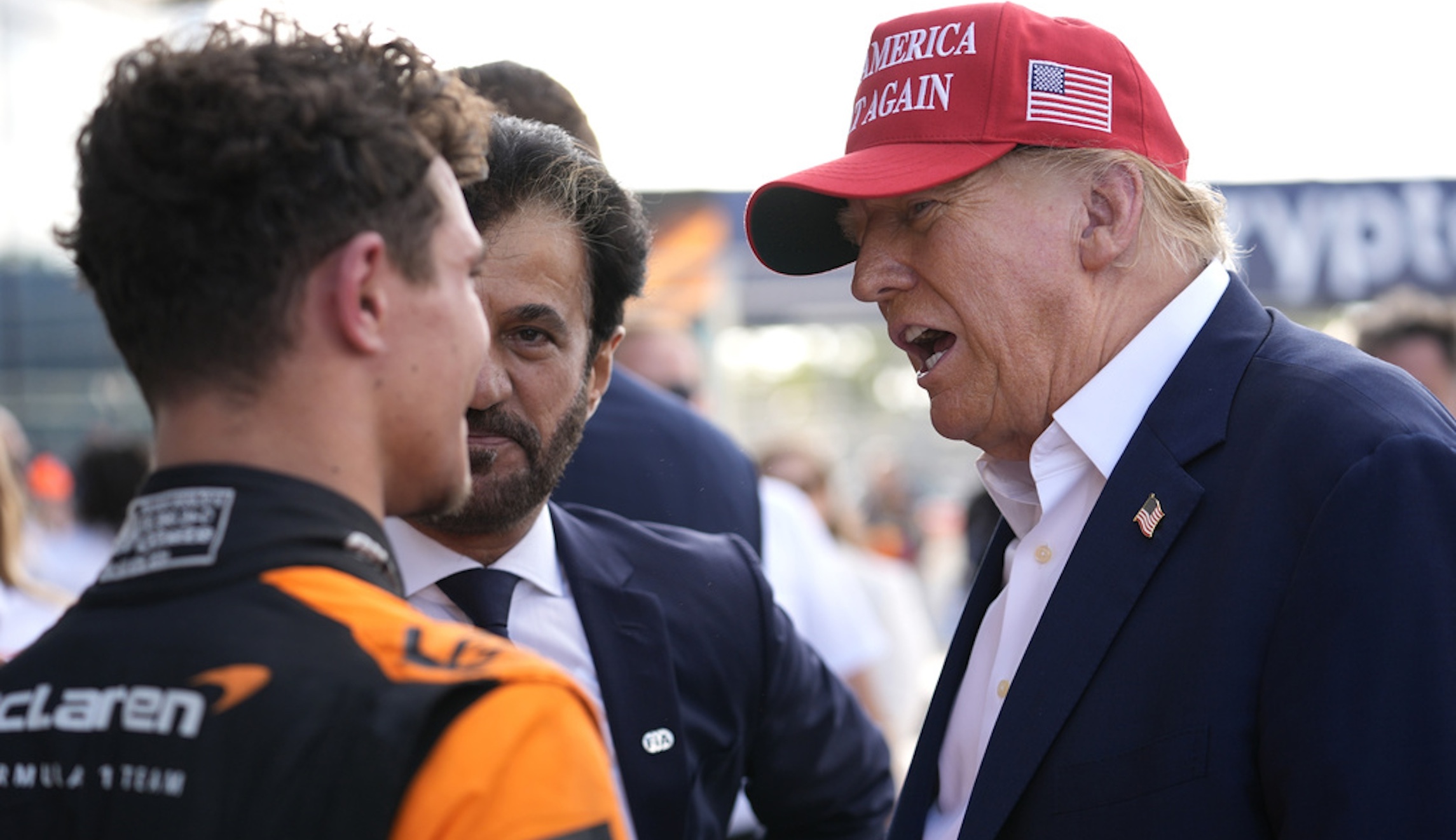 Trump makes pit stop at Formula One Grand Prix in Miami