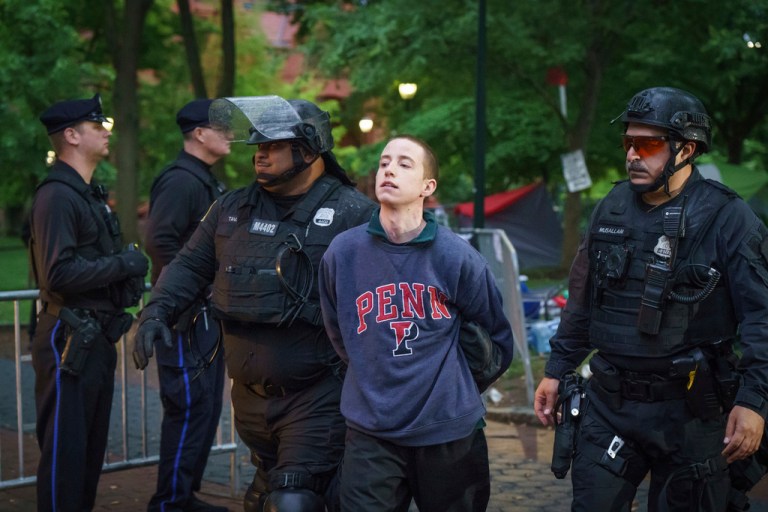 Police arrest 33 pro-Palestinian protesters at UPenn following governor’s demand