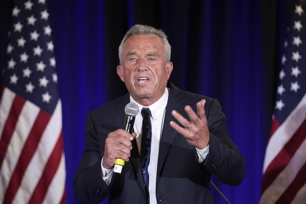 RFK Jr. woos libertarians by accusing Trump and Biden of trampling on the Constitution