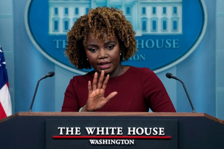 Reporter passes out during White House press briefing