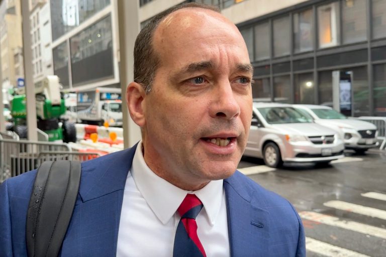 Bob Good appears alongside GOP challenger outside Trump trial during bruising primary
