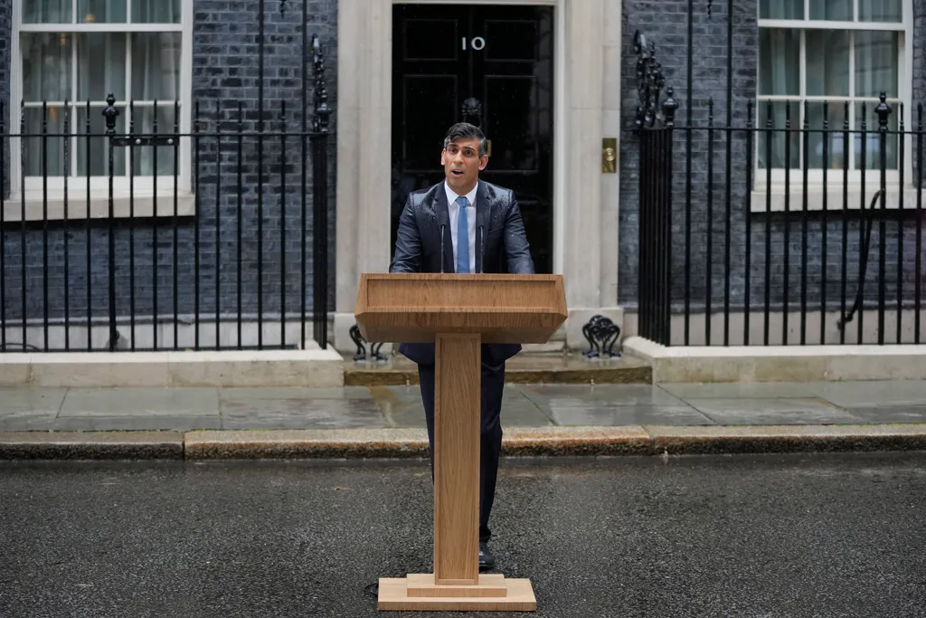 Drenched by rain, Rishi Sunak calls for UK general election on July 4