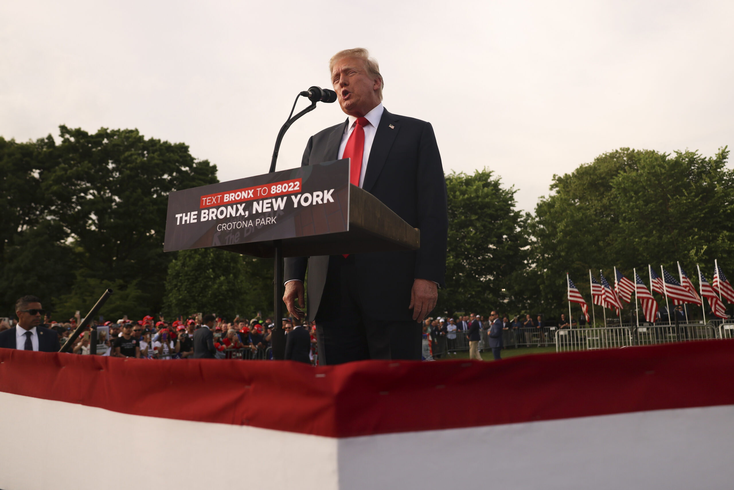 Trump takes the Bronx