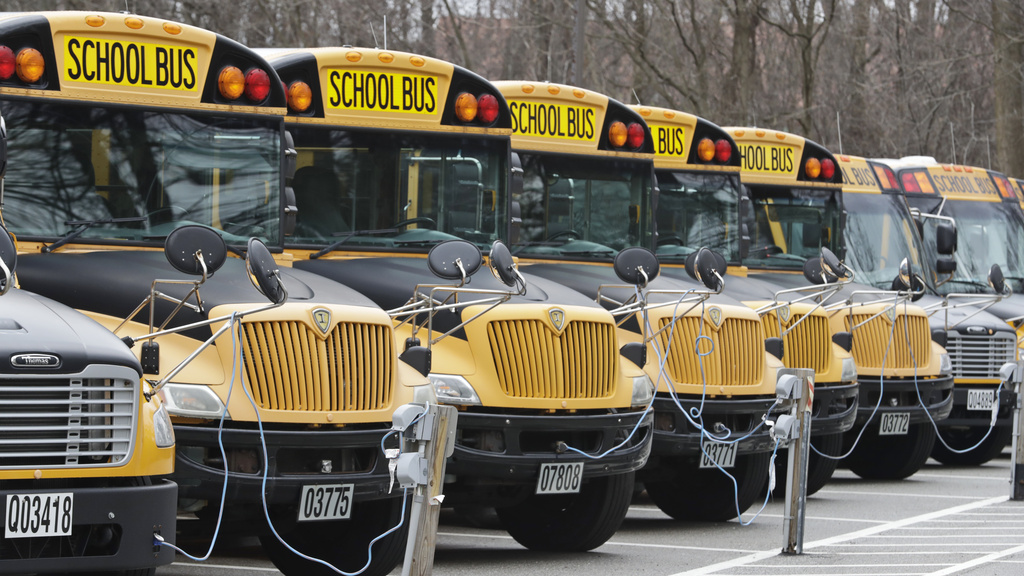 Federal funding of $19.2M providing 14 districts with 59 school buses
