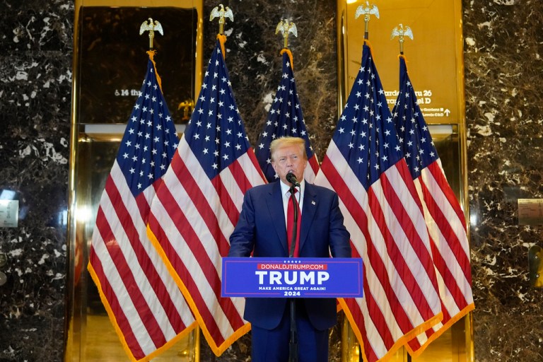 Five key moments from Trump’s freewheeling response to historic conviction