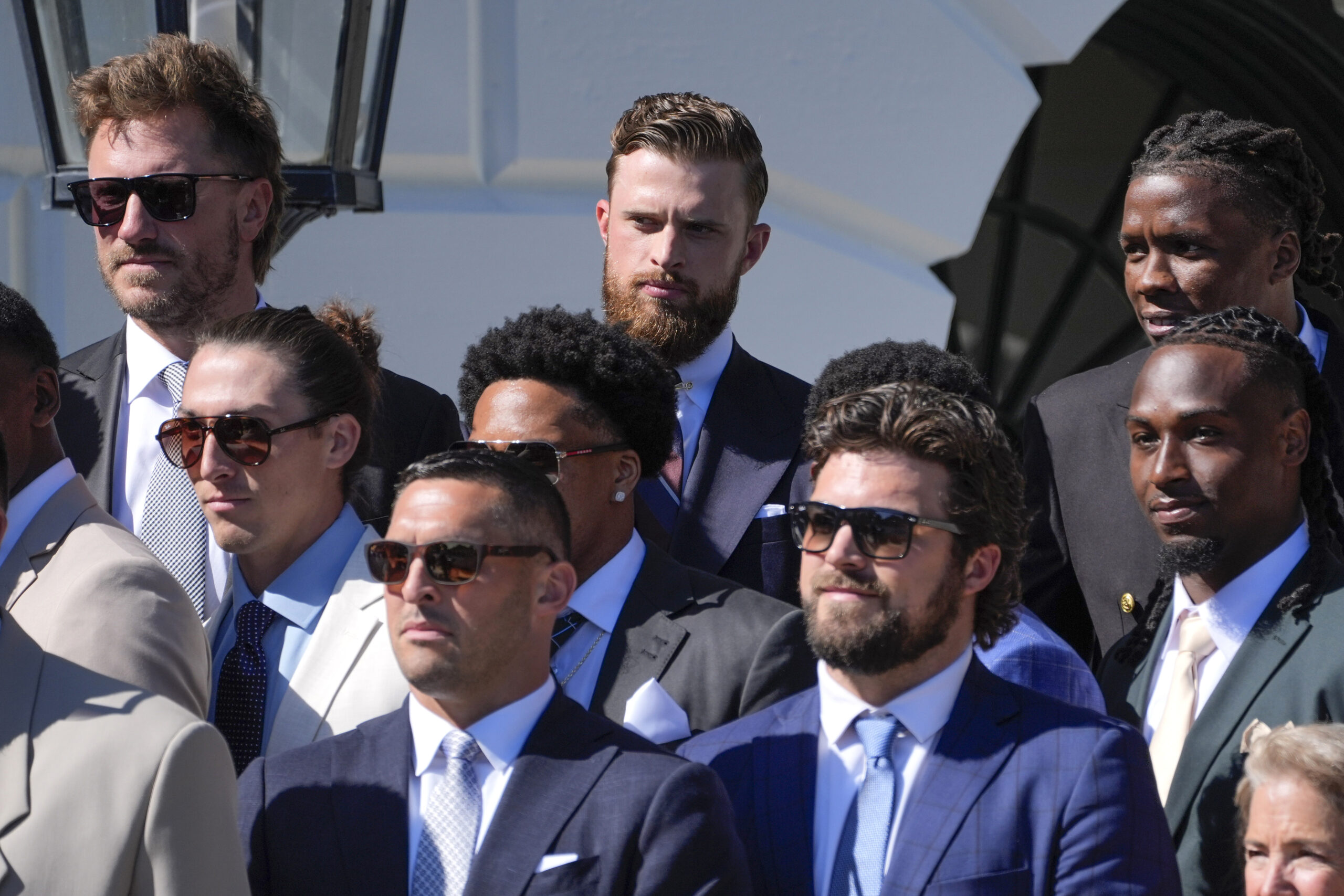 Chiefs kicker Harrison Butker puts politics aside to join Biden at White House