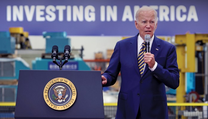 Inflation and consumer sentiment readings tough for Biden in election year