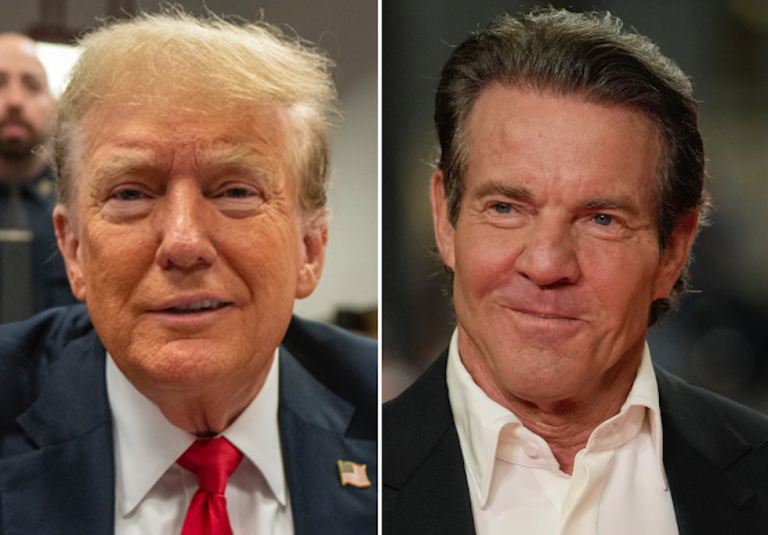 Dennis Quaid says he’ll vote for Trump after ‘weaponization of our justice system’