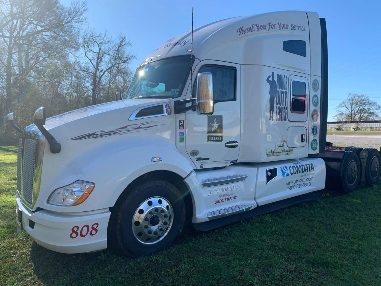 WATCH: Truckers back veterans as they commemorate Memorial Day