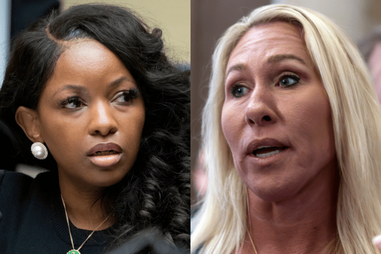 Crockett applies to trademark ‘bleach blonde bad built butch body’ insult she hurled at MTG